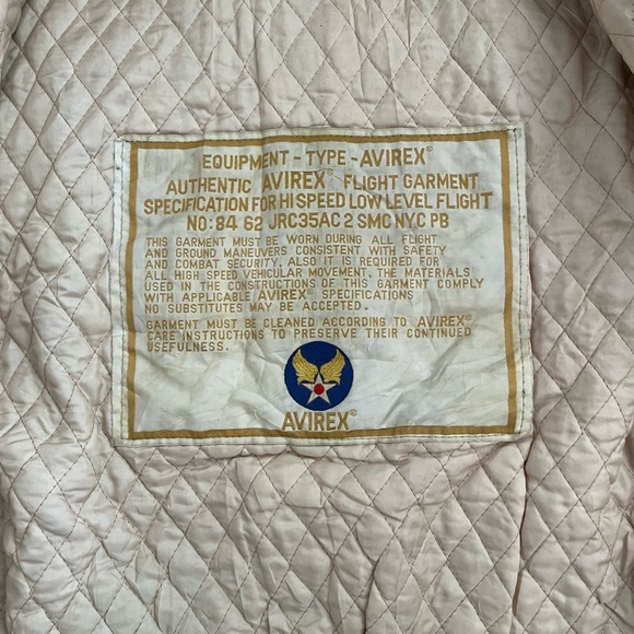 Avirex Normandy 1942-43 Leather Flight Bomber - Picture 9 of 10